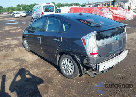 2012 Toyota Prius Plug-In из США, поврежденный, VIN JTDKN3DP8C3014136